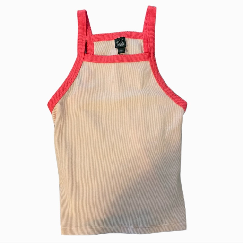 Wild Fable Peach/Hot Pink Tank Top
